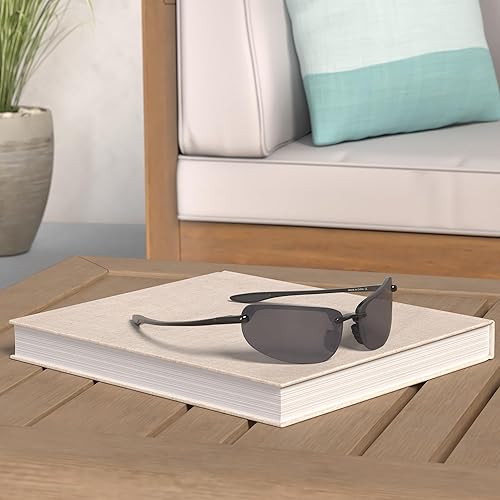 Miniatura 43 de JULI - Lentes de sol deportivos para hombres y mujeres, marco sin montura Tr90 para correr, pesca, béisbol, conducción, MJ8001