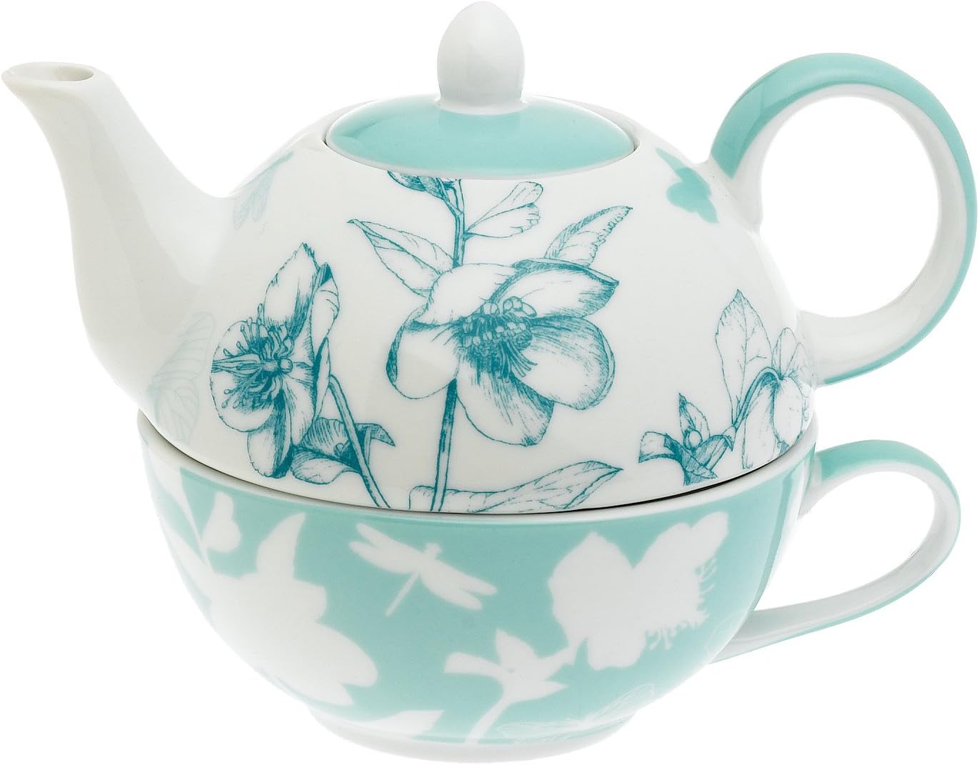 Yedi Houseware Classic Coffee and Tea Blue Blossom Tea For