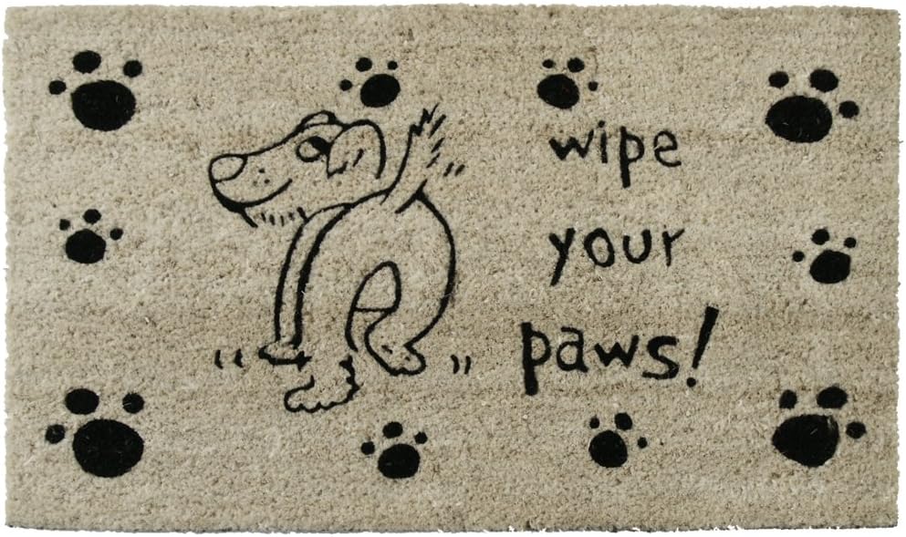 dog paw doormat