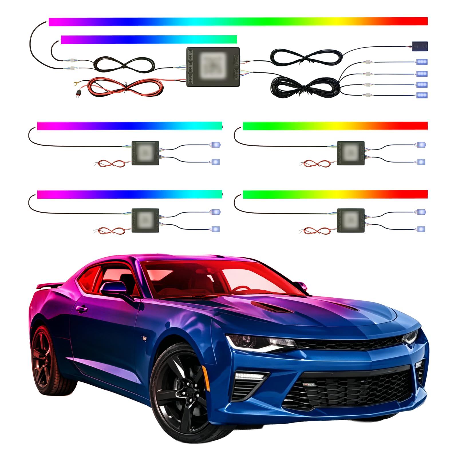 Photo 1 of ACARLUOY Acrylic Car Interior LED Lights for Camaro 2016-2018
