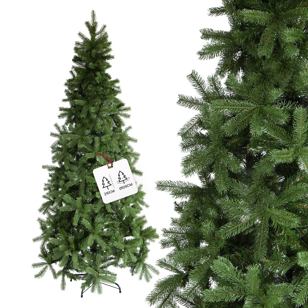 Flur Xmas, Polyvinyl Chloride, Green, 210 cm