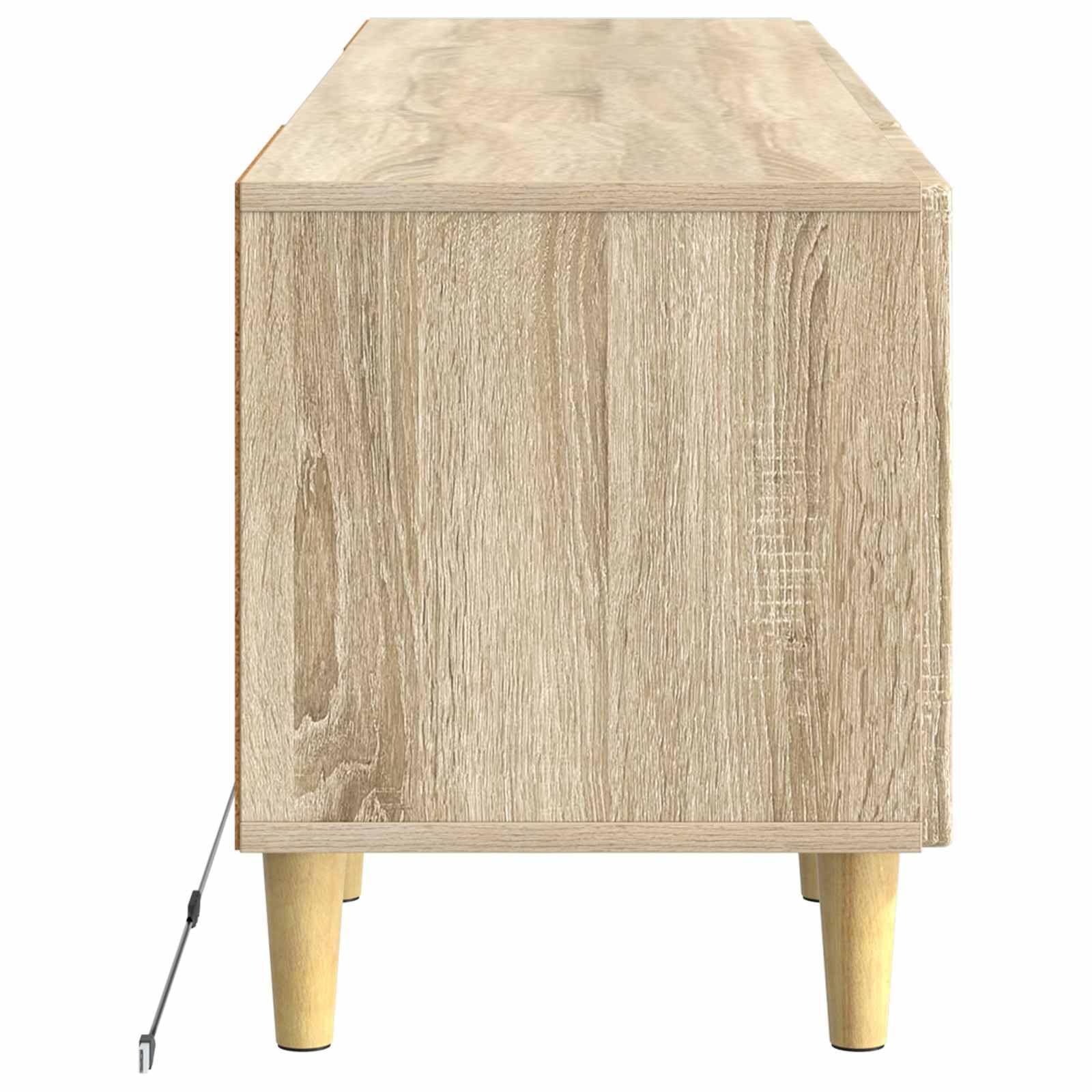 Mueble TV LED Roble Sonoma Madera Ingenieria