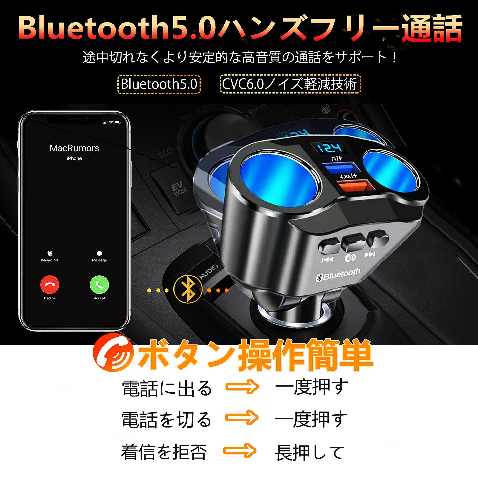 使えます Amazon | 【2025進化モデル, Bluetooth5.3新】SOARUN FM