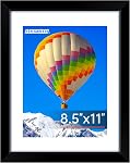 FIXSMITH 4x6 Acrylic Picture Frames 2 Pack, Clear Picture Frame with Stand, Magnetic Acrylic Photo Frames for Tabletop Display Horizontally or Vertically, Floating Frame for Home Office