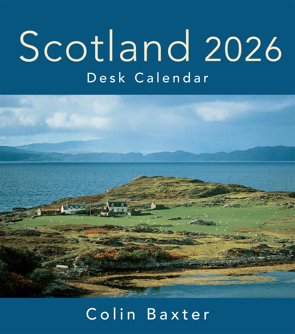 2026 Scotland Calendar: Scotland Desktop Easel - Desk Calendar - 12 Month
