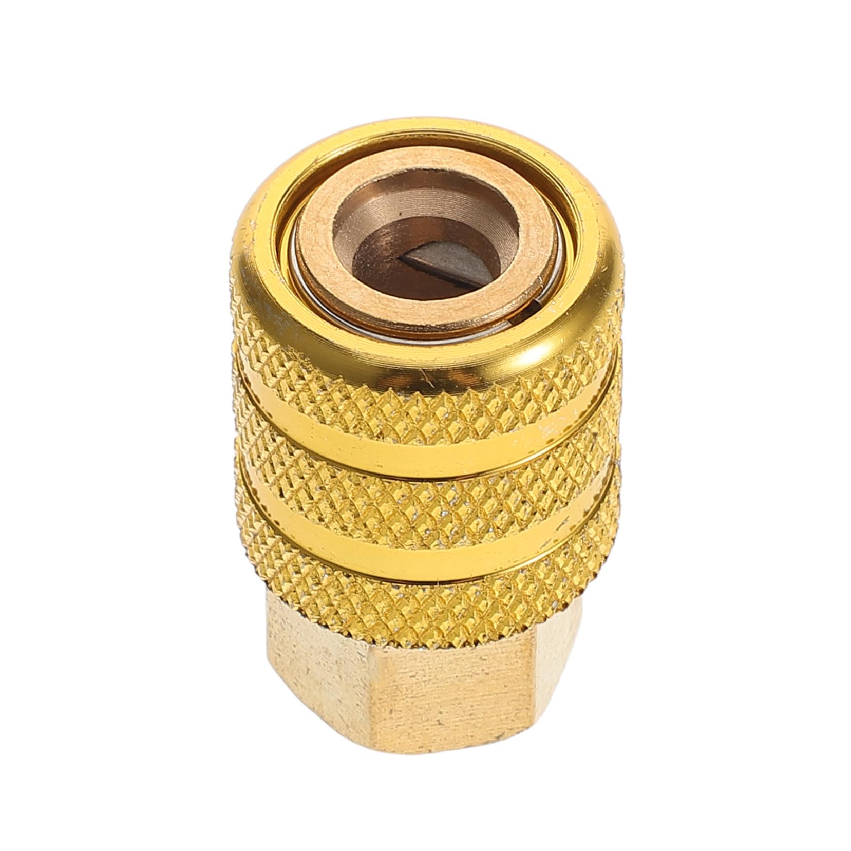 PRETYZOOM Copper Air Chuck with Quick Connect Design for Secure Tire Inflation Efficient Hose Connector for Car and Motorcycle Emergency Use