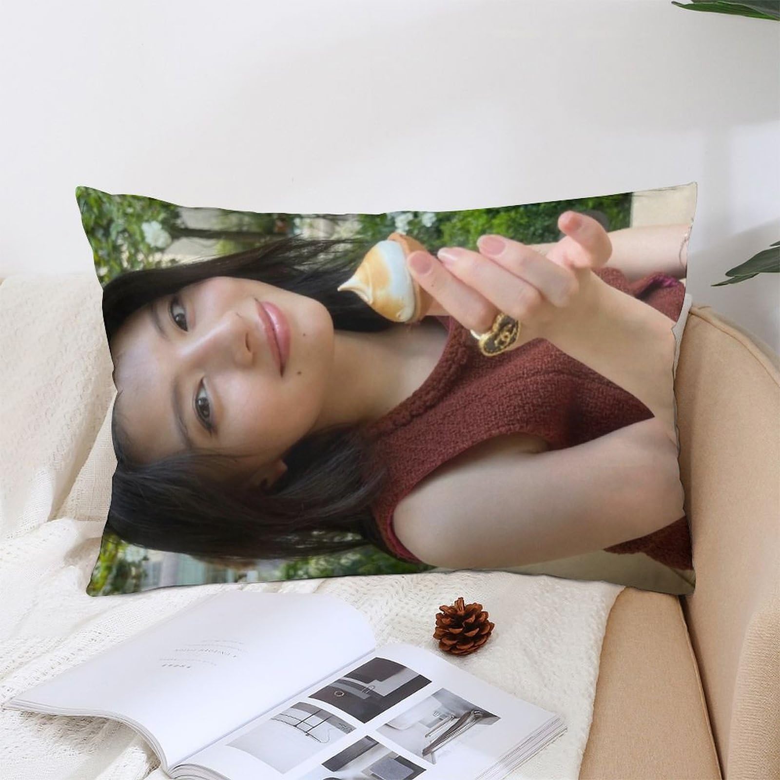 Amazon｜出口夏希 (25) ロングピローケース クッションカバー 枕カバー