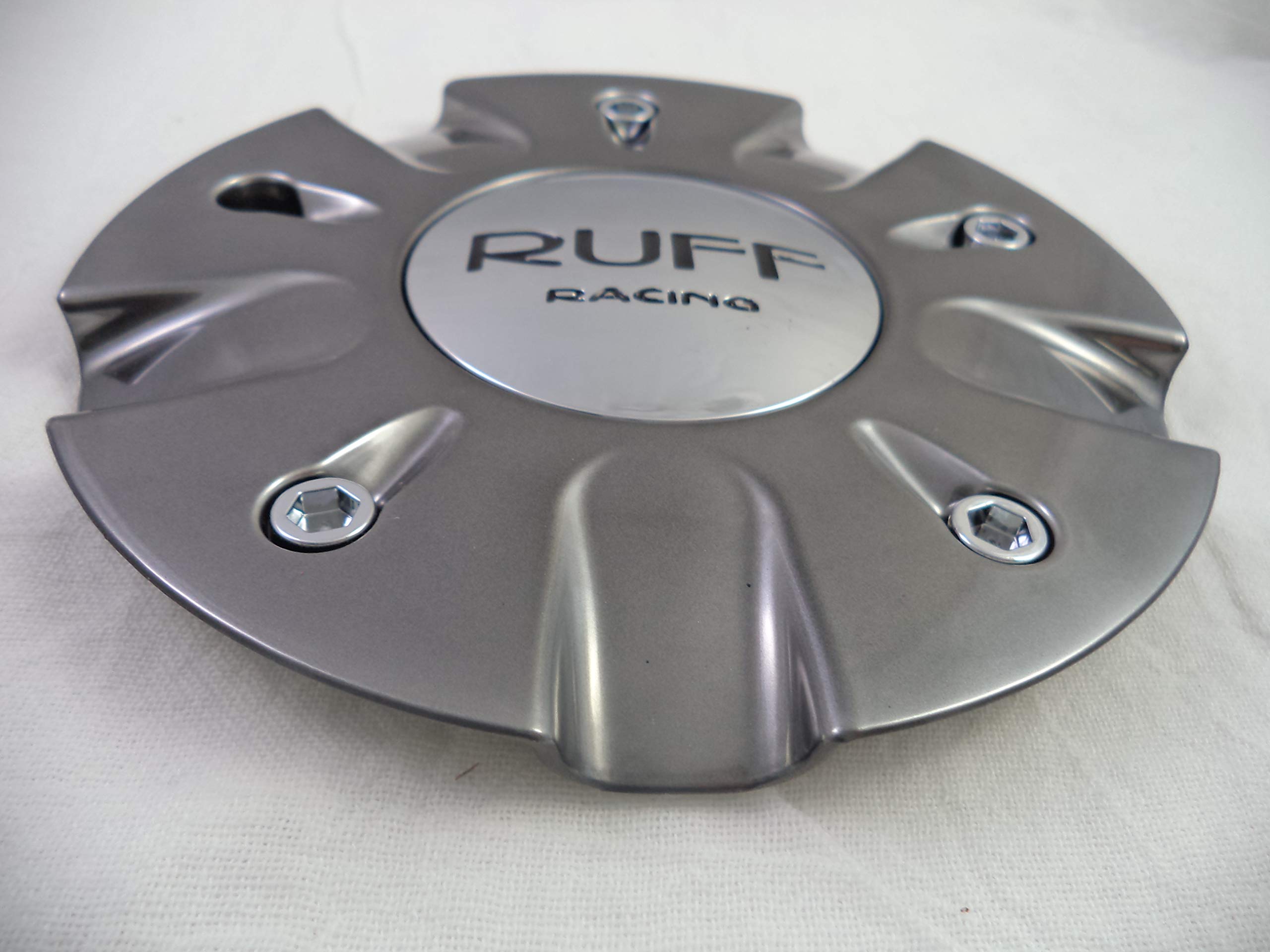 4 CAP DEAL GREY WHEEL RIM CENTER CAPS C129601CAP AVID.1 JNC STR RUFF