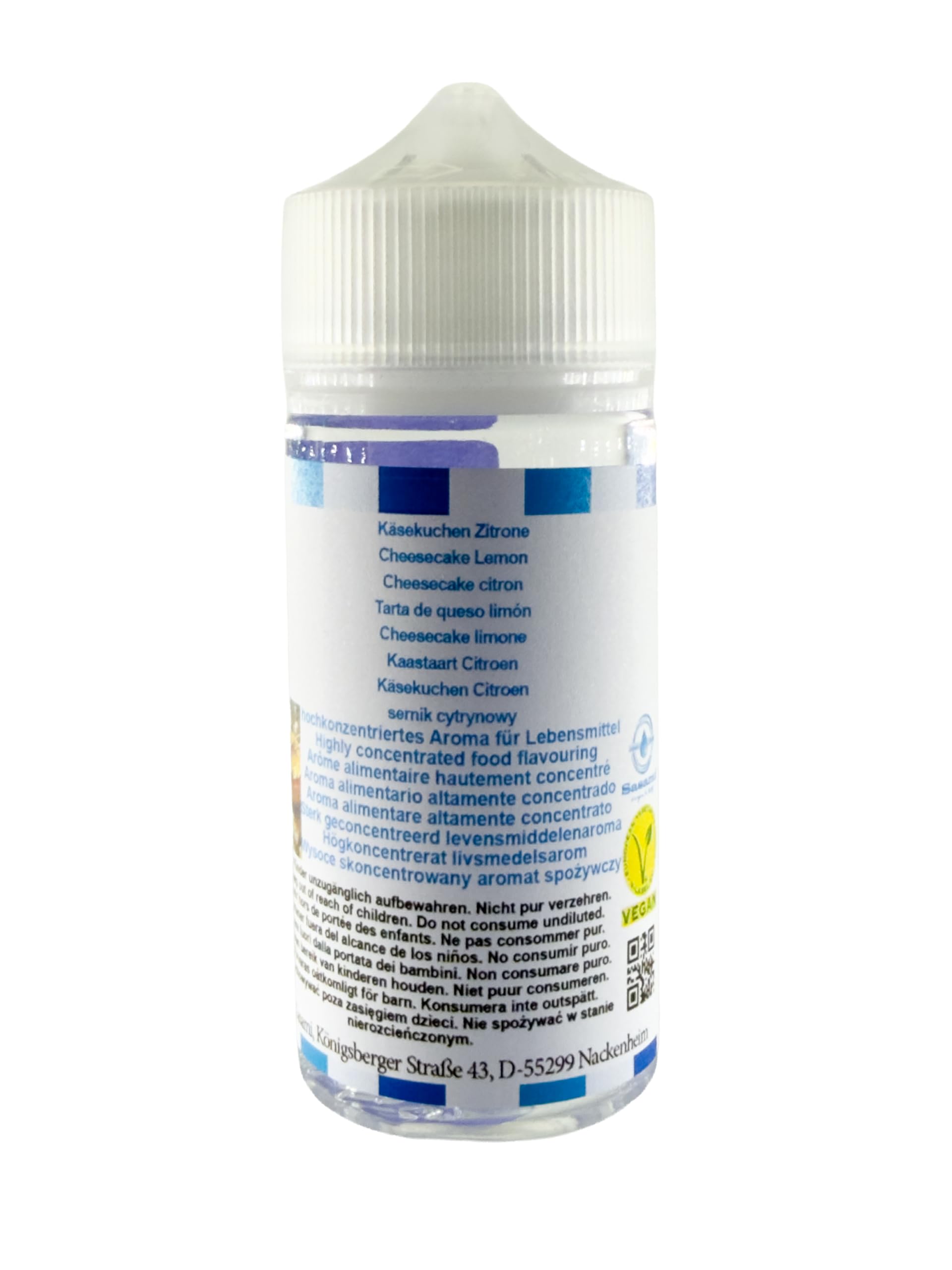 Käsekuchen Zitrone Aroma Konzentrat - Vegan - Sasami - 100ml