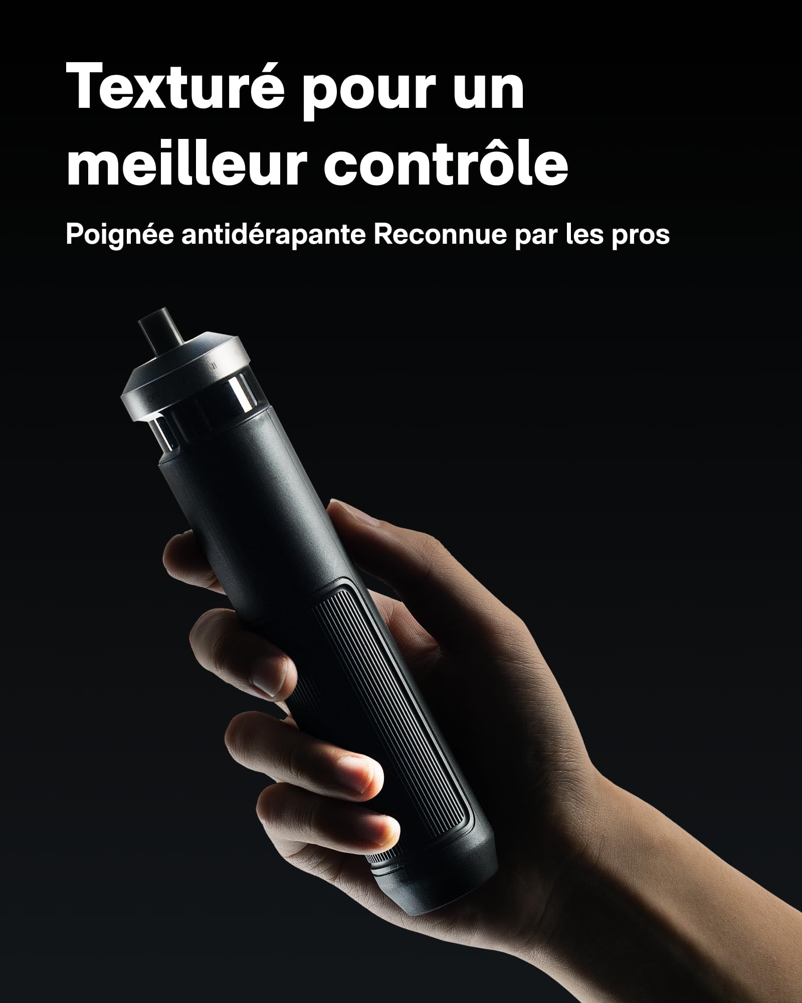 HOTO PixelDrive Tournevis électrique, 6 réglages de couple (0,5-6 N·m), 30 embouts 1/4'', LED, pour électronique et bricolage, cadeau homme