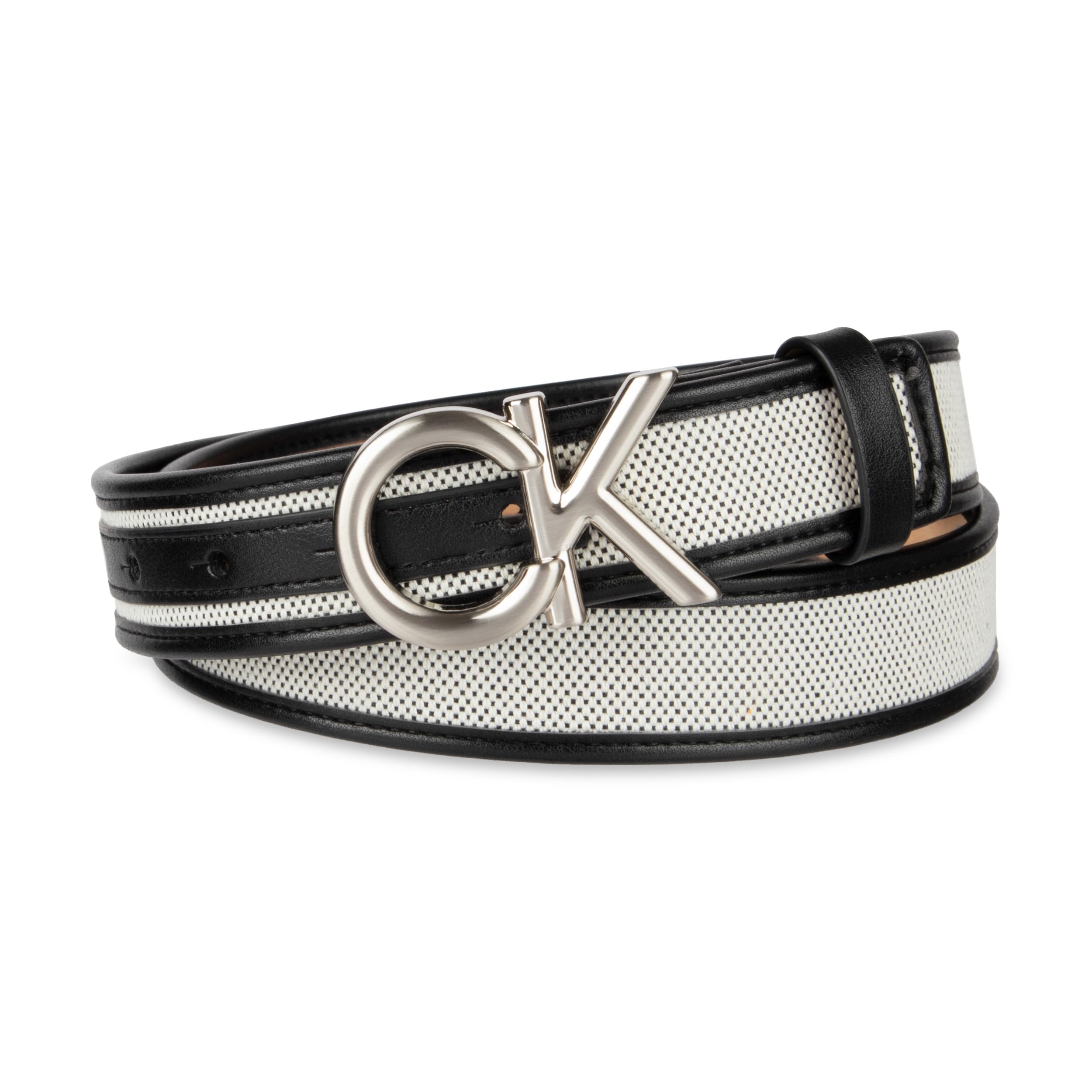 

                                                    Calvin Klein Women's CK Puff Plaque Logo Woven Tex