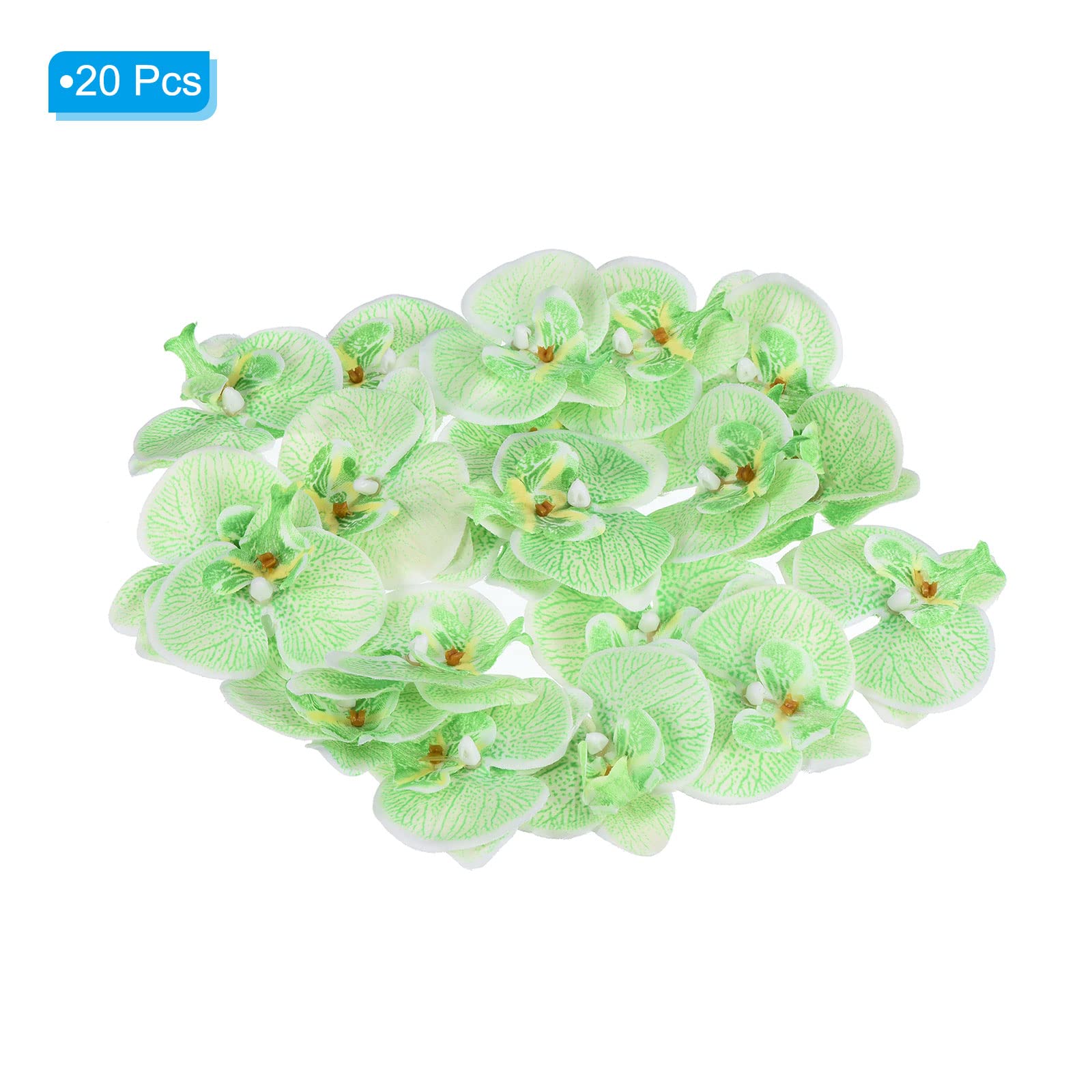 PATIKIL 7cm/2.8" Artificial Orchid Flower Heads - Image 3