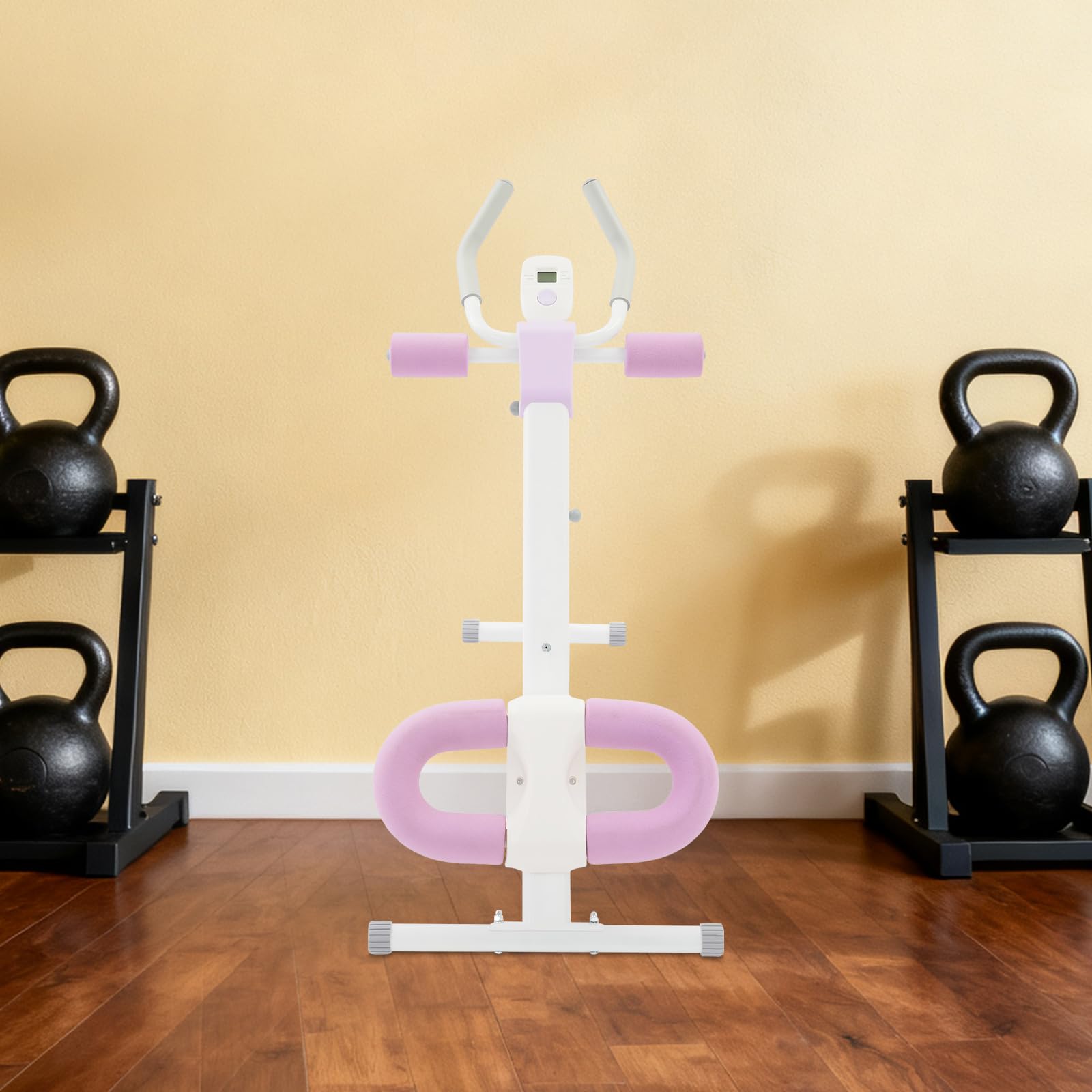 Bauchtrainer Bauchmuskeltrainer für Zuhause, Multifunktionale Trainingsgerät mit LCD Monitor, Ganzkörpertraining Abdominal Ab Machine, für Männer Frauen
