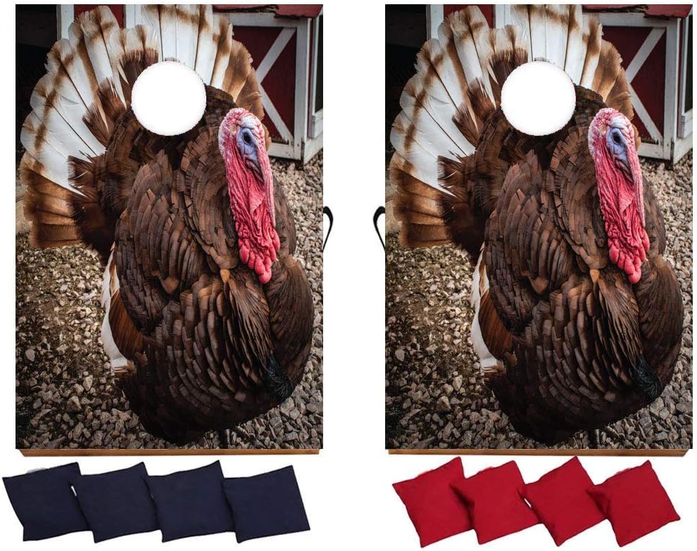 VictoryStore Thanksgiving Bag Toss Game Thanksgiving Cornhole Includes Bags