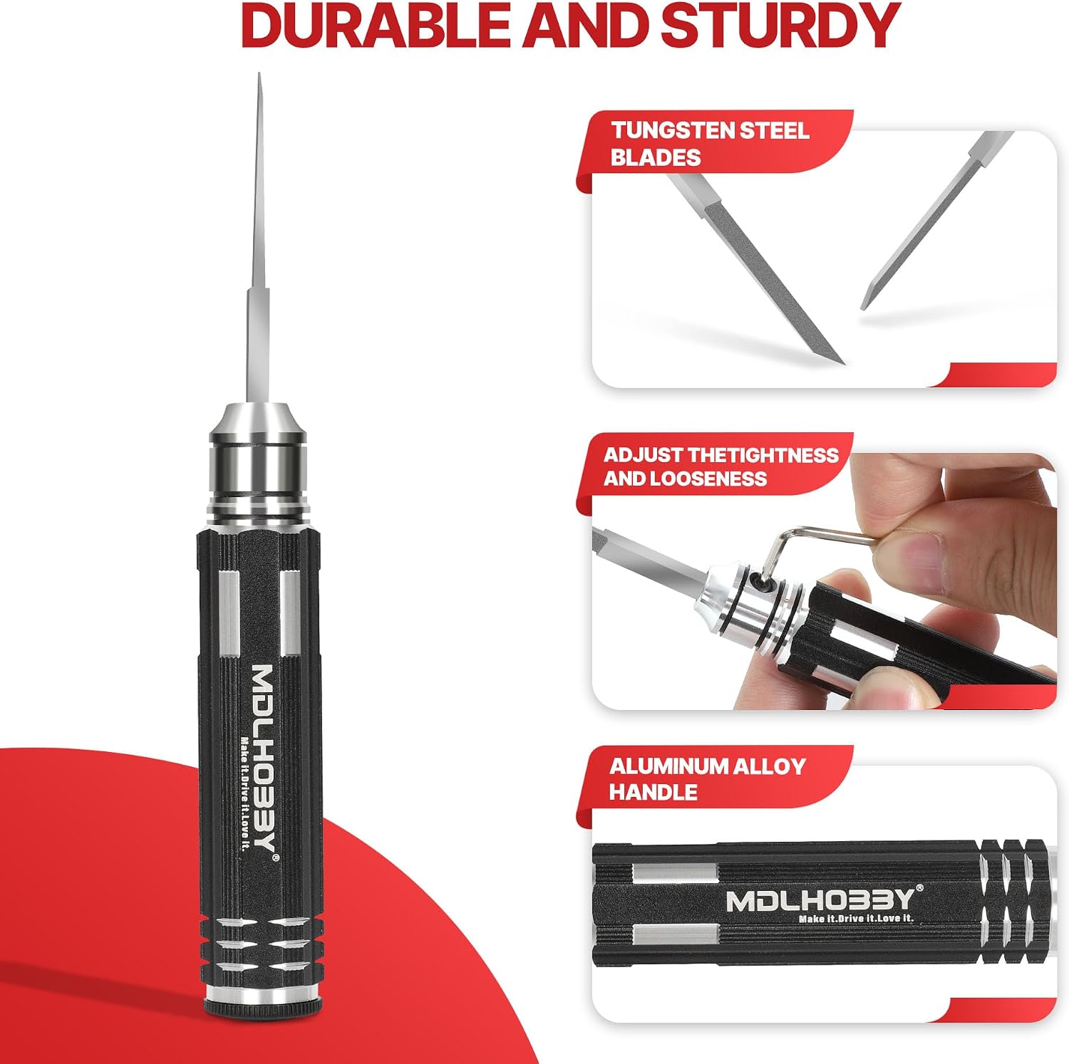 Metal Scribe Tool with 7 Blades (0.1/0.2/0.4/0.6/0.8/1.0/2.0mm) image 3