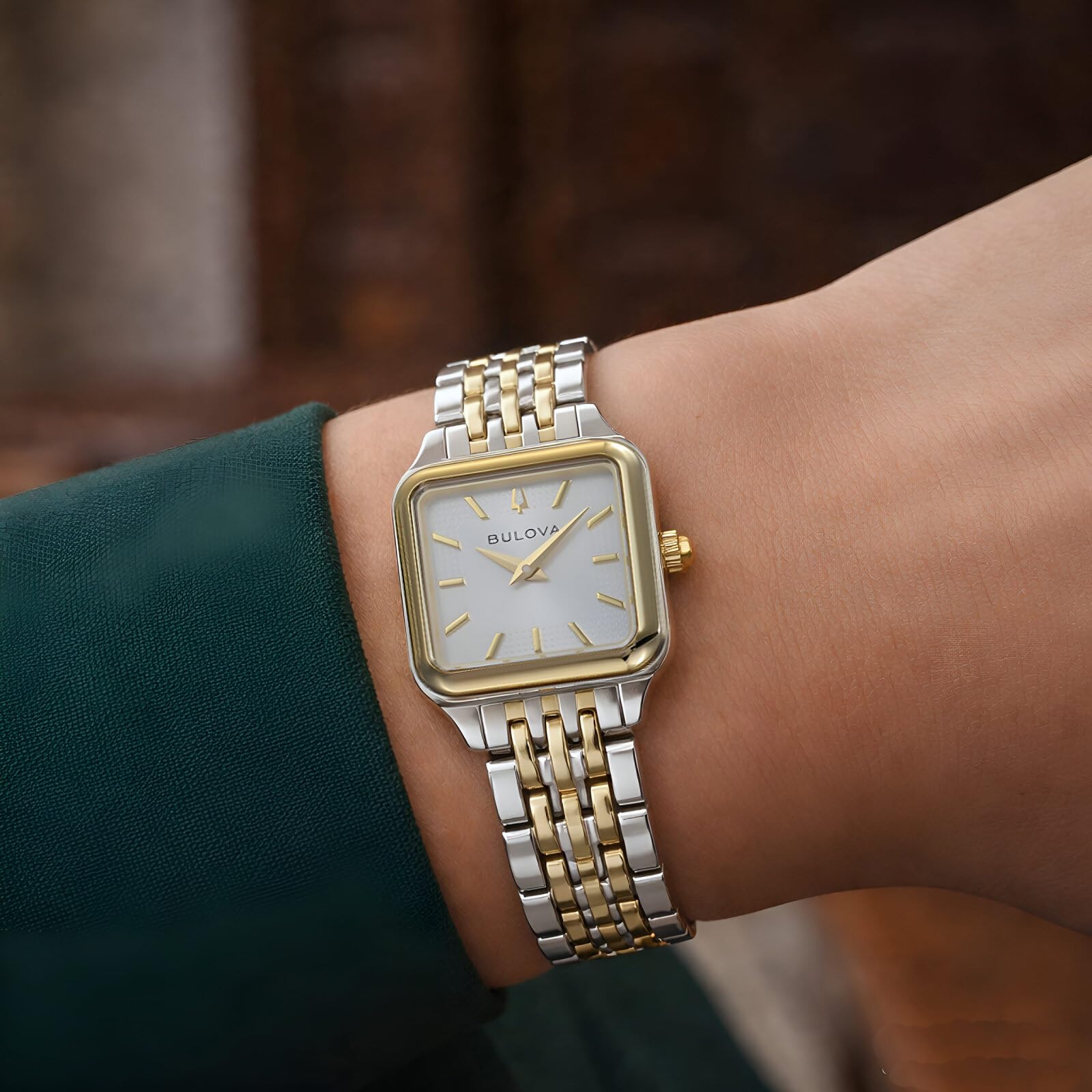 Bulova Damski analogowy zegarek kwarcowy Sutton