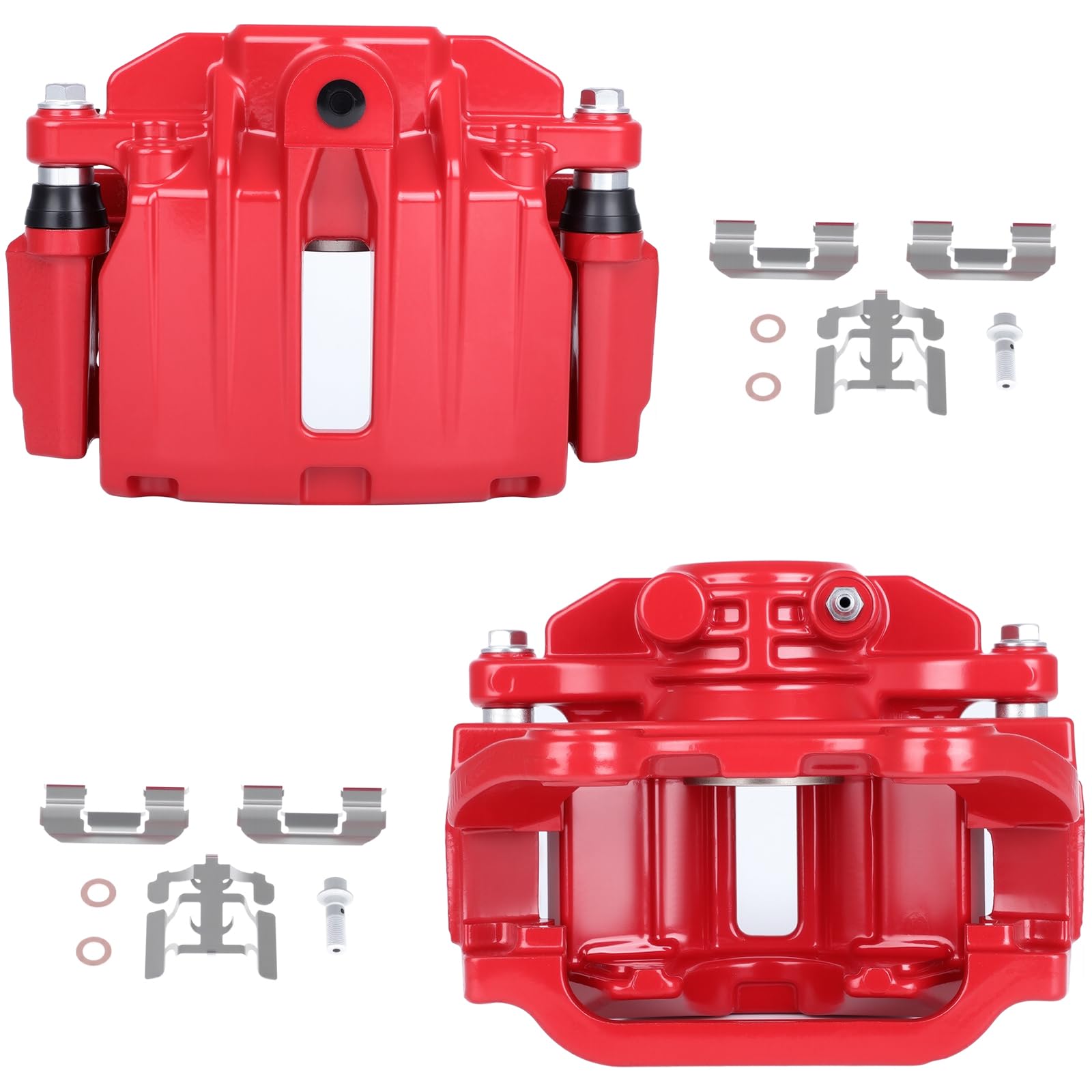 SCITOO 18-B4726 18-B4727 Rear Left &amp; Right Disc Brake Calipers Assembly w/Bracket For Cadillac For DeVille,For Chevy For Astro/For Silverado 1500,For GMC For Safari