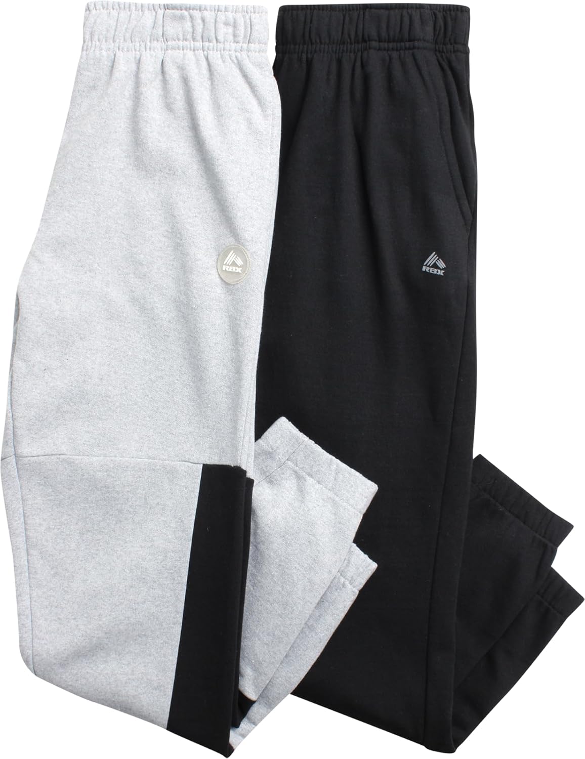 RBX Boys Sweatpants - 2 Pack Soft Fleece Lightweight Athletic Performance Track Pants Jogger Sweatpants with Pockets - Image 6