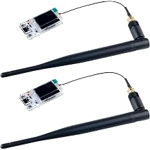 2pcs 915MHz LoRa32 V3 ESP32 S3 WiFi+BT Development Board 5DBi LoRa Antenna 0.95" OLED Display SX1262 LoRa Kit for Meshtastic IoT