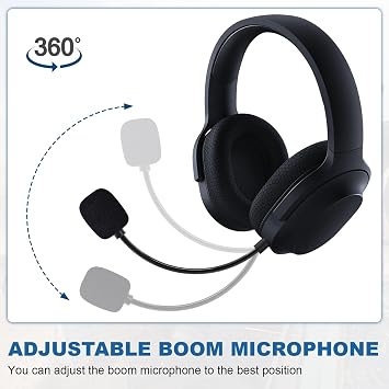 Barracuda X Mic Replacement Compatible with Razer Barracuda X Wireless Gaming Headphone, 3.5mm Detachable Boom Microphone for Xbox One PS4 PS5 PC