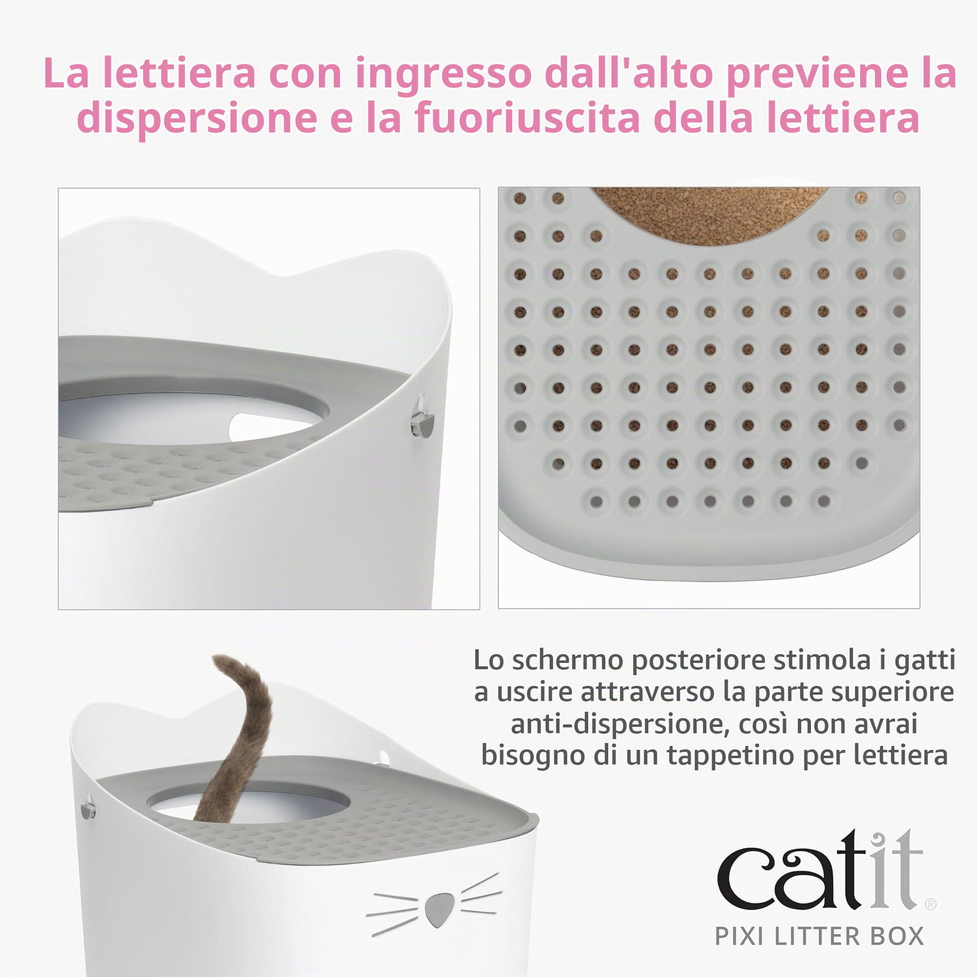 CATIT PIXI Arenero, Blanco