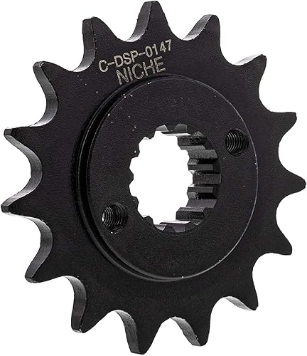 Miniatura 5 de NICHE Combo de cadena de piñón de transmisión para Kawasaki KLR650 delantero 15 trasero 43 dientes 520 V junta tórica 106 eslabones