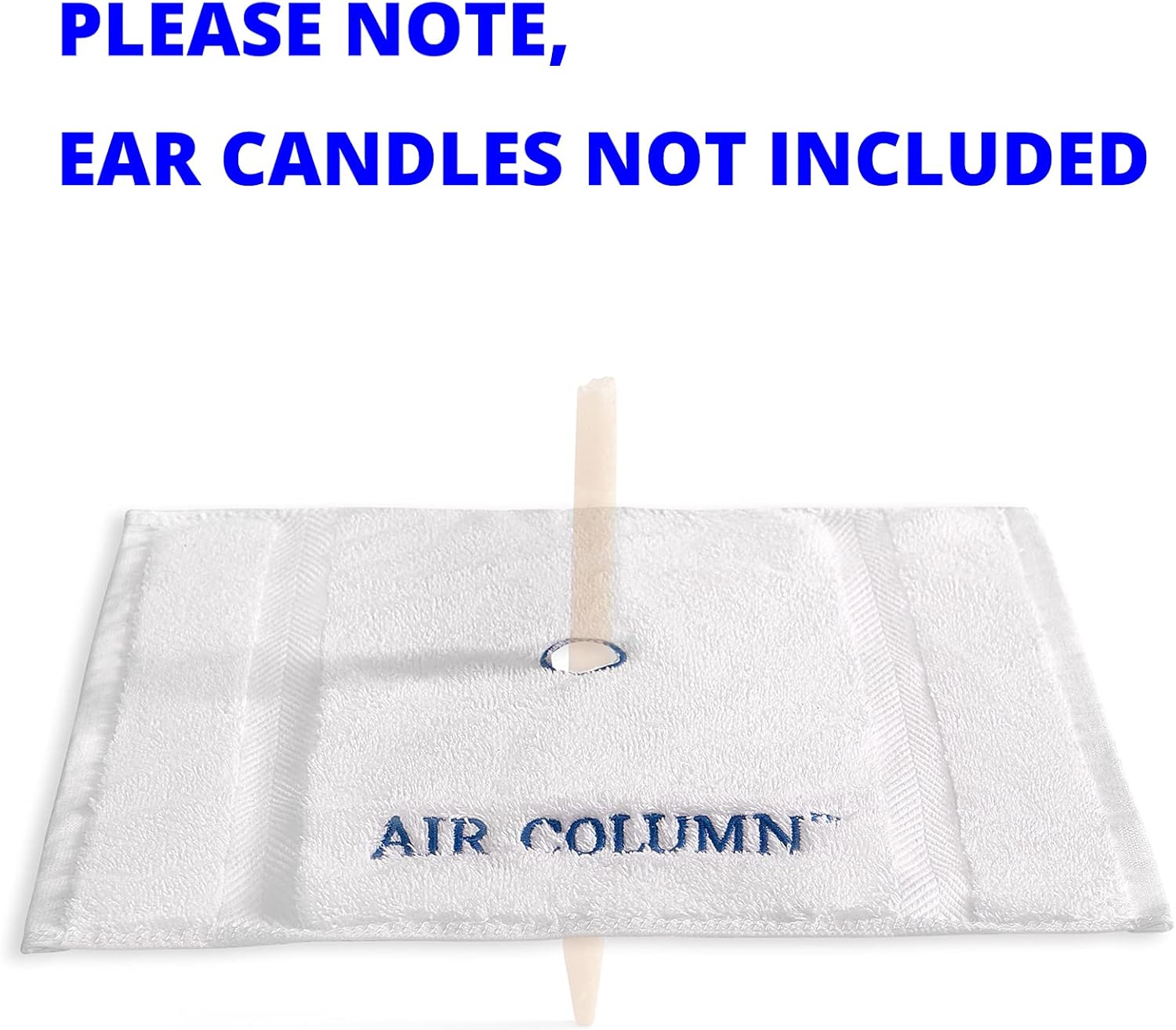 1 Ear Candling Treatment Towel with 20 pcs Protective Discs, Please Note, Ear Candles not Included