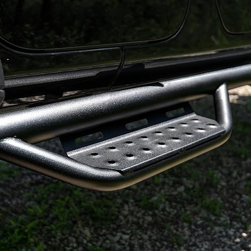 Miniatura 6 de N-Fab Nerf Steps RS  Negro texturizado, longitud de la cabina  119418012  Compatible con Chevrolet 2019-2022, GMC 1500, 2020-2021 2500  3500