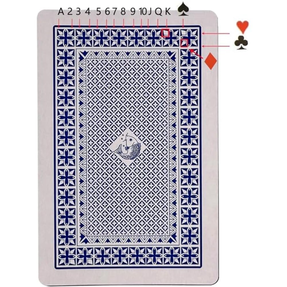 ZQION Marked Deck Playing Cards Poker Magic Tricks Close-up Street Illusion Gimmick Mentalism Kid Child Puzzle Toy Magic Card