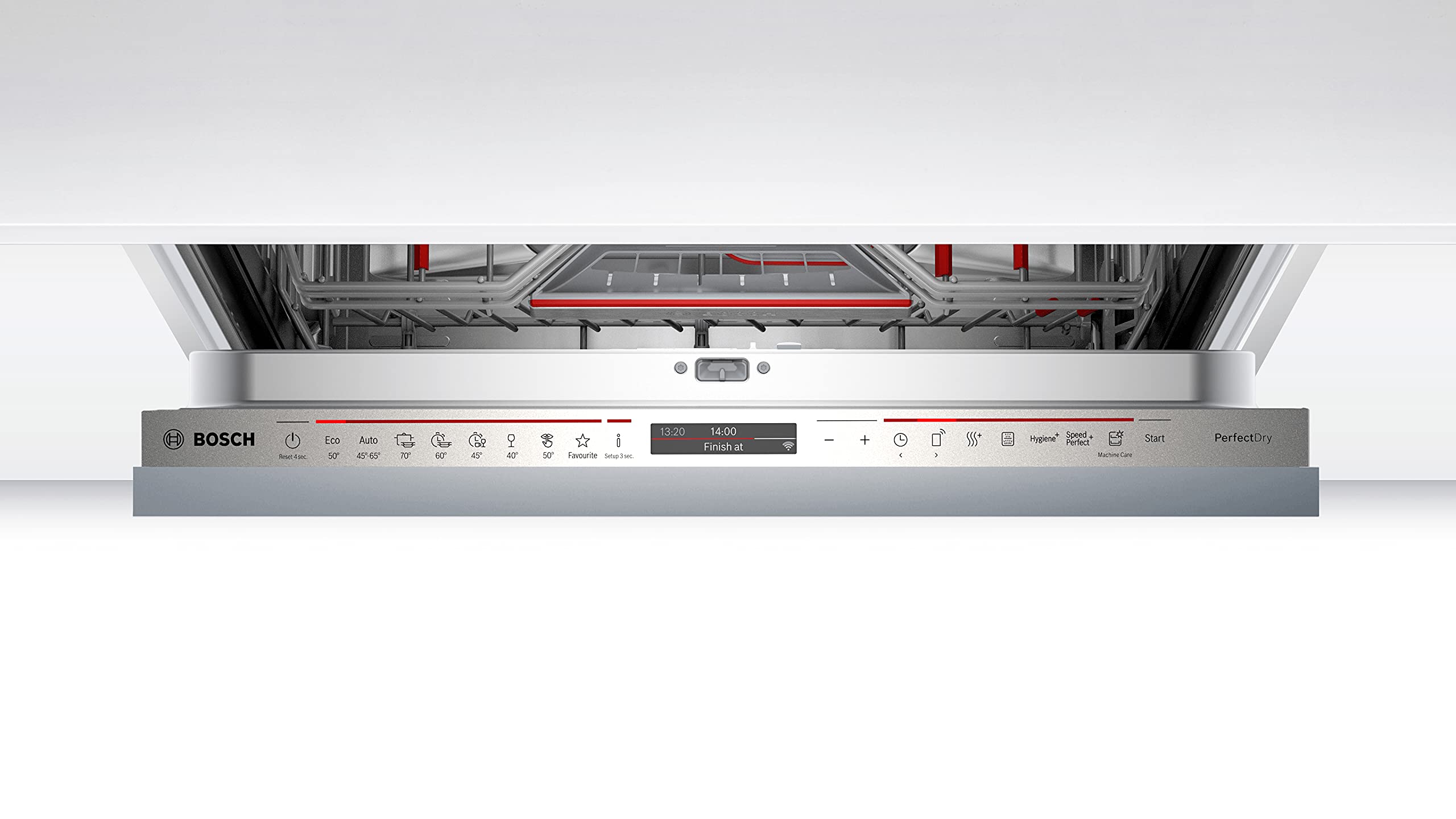 Bosch Hausgeräte SMV8YCX01E Serie 8 Geschirrspüler Vollintegriert / B / 60 cm / 65 kWh/100 Zyklen / 14 MGD / Silence Plus / TimeLight / Zeolith / VarioSchublade Pro / Home Connect