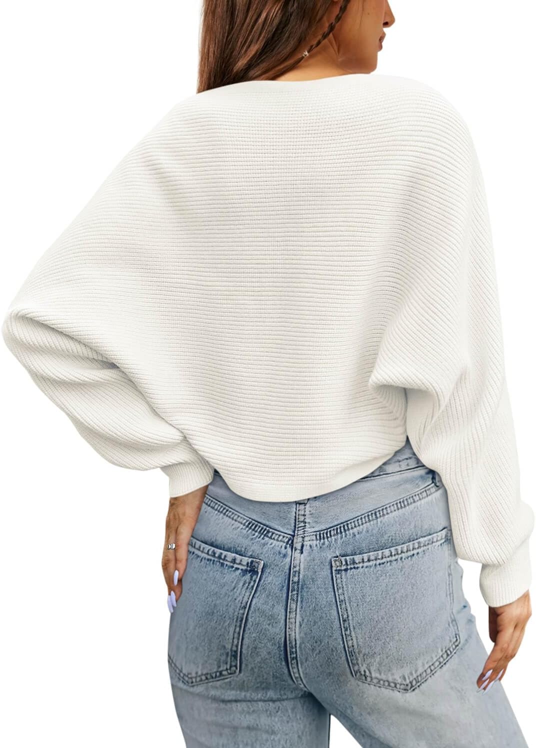 Zwurew Women's Bolero Shrug Sweater 2026 Knitted Long Sleeve Open Front Cropped Cardigan Shrugs Sweaters Y2K Tops - Image 2