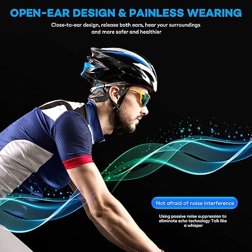 Miniatura 3 de Auriculares de natación, IPX8 impermeables de conducción ósea para nadar, auriculares inalámbricos Bluetooth de oreja abierta, para natación,