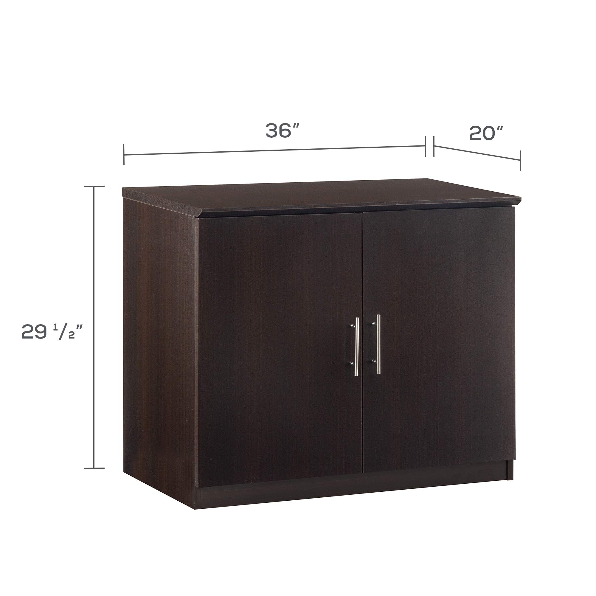 Amazon.com: Safco MSCLDC Medina 2-Door Storage Cabinet, 36