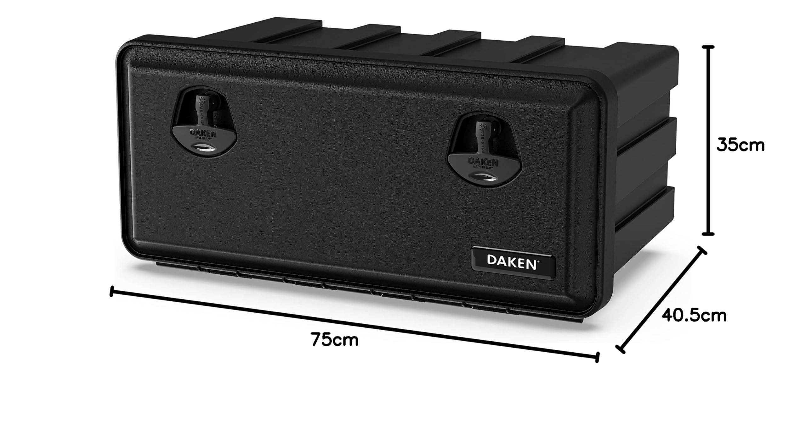 DAKEN Just 750 - Cassetta degli Attrezzi per Camion, 750 x 350 x 405 mm, 75 l