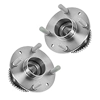 Vista 742 de TRQ Juego de 2 rodamientos de rueda trasera y conjunto de cubo con sensor ABS compatible con Ford Transit Connect 2014-2018