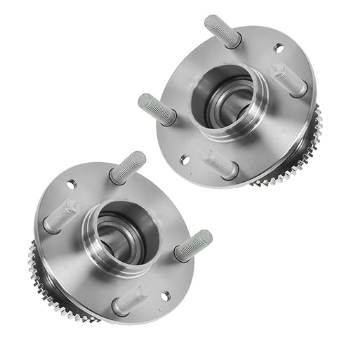 Vista 742 de TRQ Juego de 2 rodamientos de rueda trasera y conjunto de cubo con sensor ABS compatible con Ford Transit Connect 2014-2018