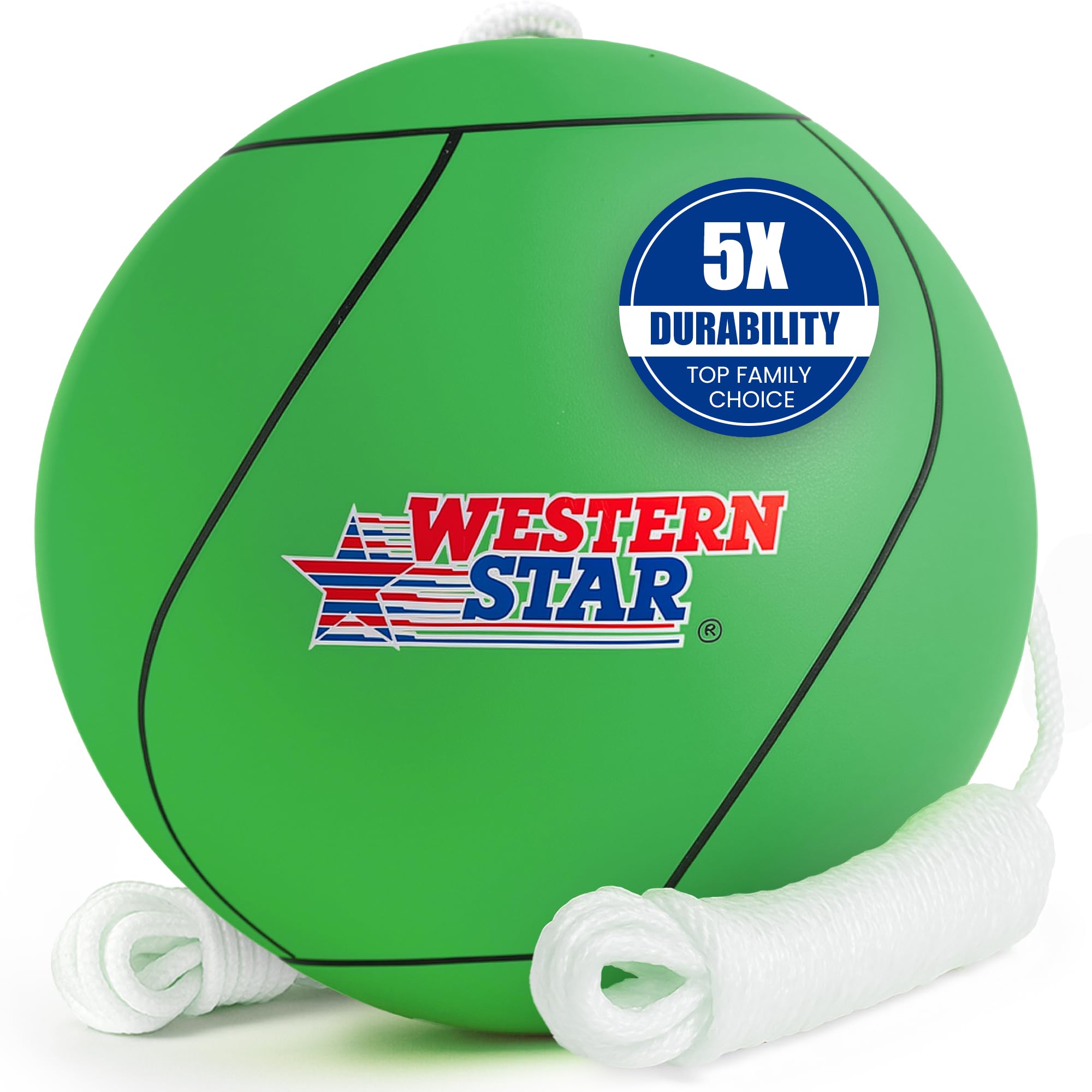 Tetherball Ropes Snapklik.com : Western Star Soft Touch Classic Rubber Tetherball Ball ...