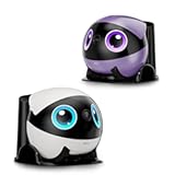 3K Home Camera Robot EBO Air 2 Plus: Movable Robot Companion, 2-Way Video, AI Chat, Custom Facial Image (Purple + White Bundle)