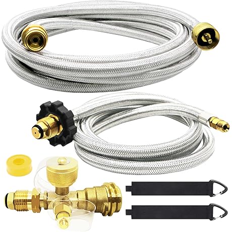Propane Brass Tee Adapter Kit: Extend Your RV Propane System