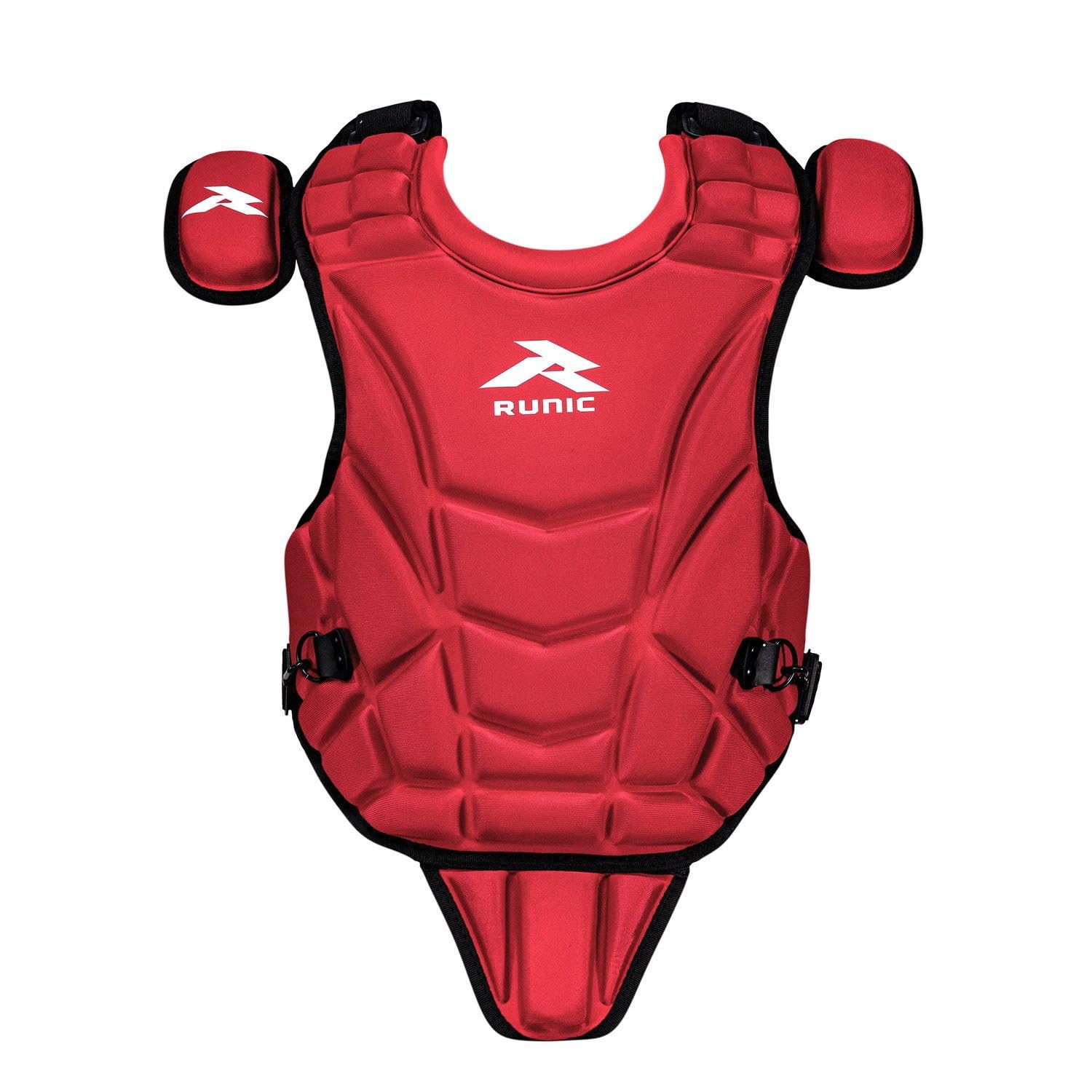 Runic Junior Baseball Chest Protector, Size 14 inches Red
