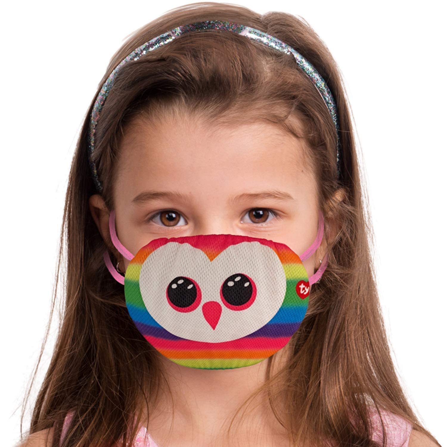 Ty UK Ltd Owen Owl Beanie Boo Face Mask