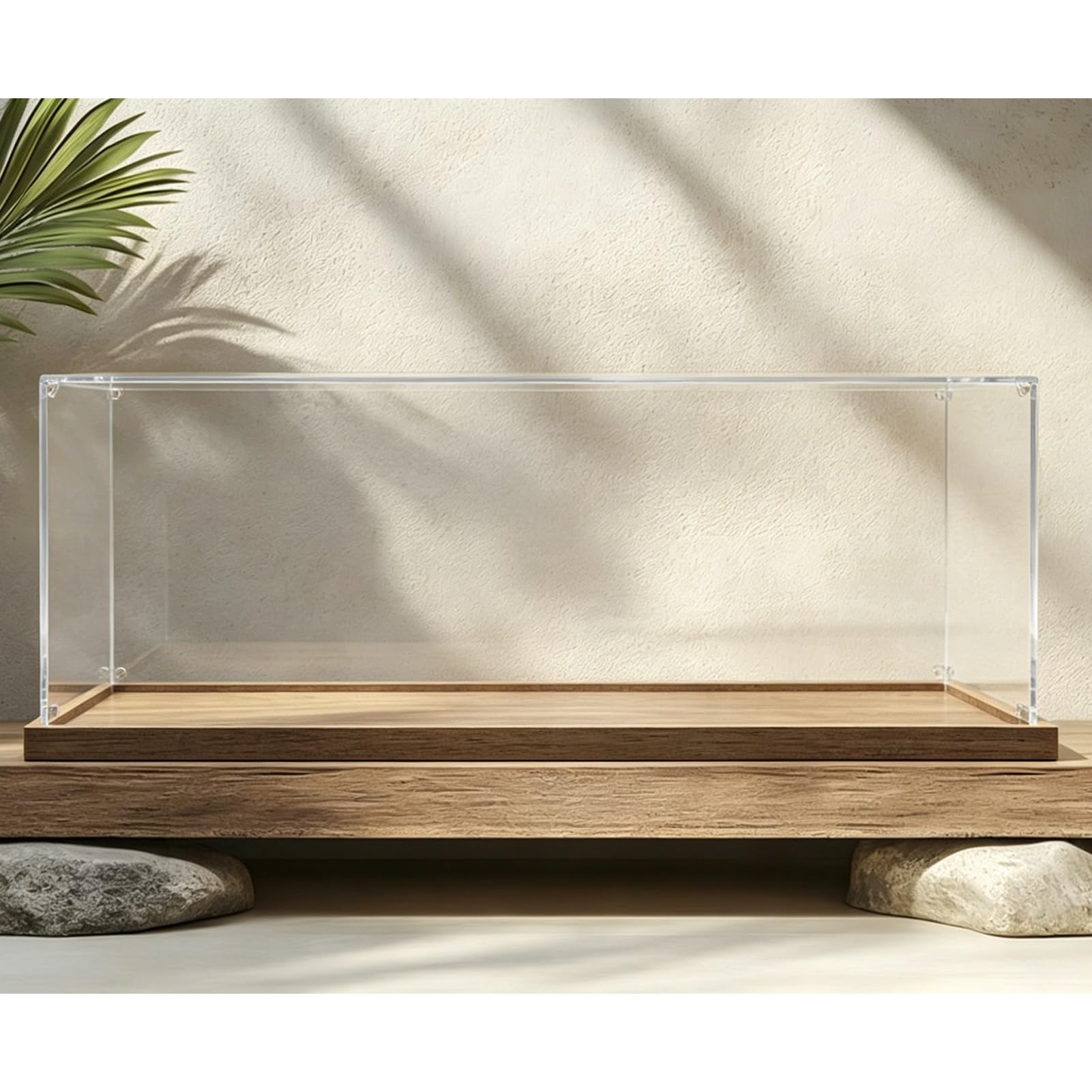 20 35 30 35 40 in Extra Long Clear Acrylic Display Case, Rectangle Display Box for Figure, UV Protected Alternative Glass Case, Easy Assemble(30x30x30cm/12x12x12in)