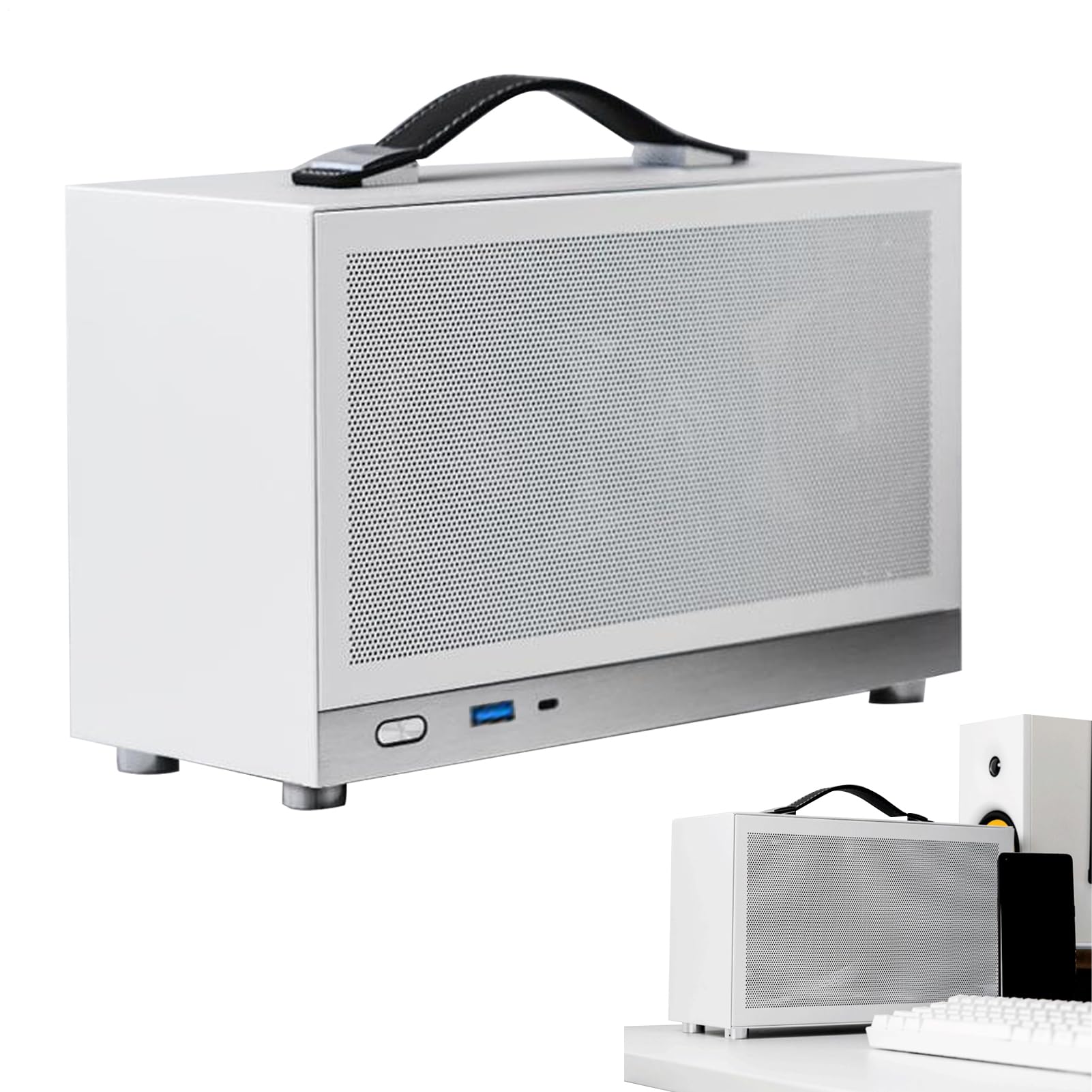 Custodia da per PC - Calore efficiente, Scatola ventilata | Torre host di computer desktop per studenti, singoli utenti, giocatori, impiegati, configurazione domestica, workstation quot