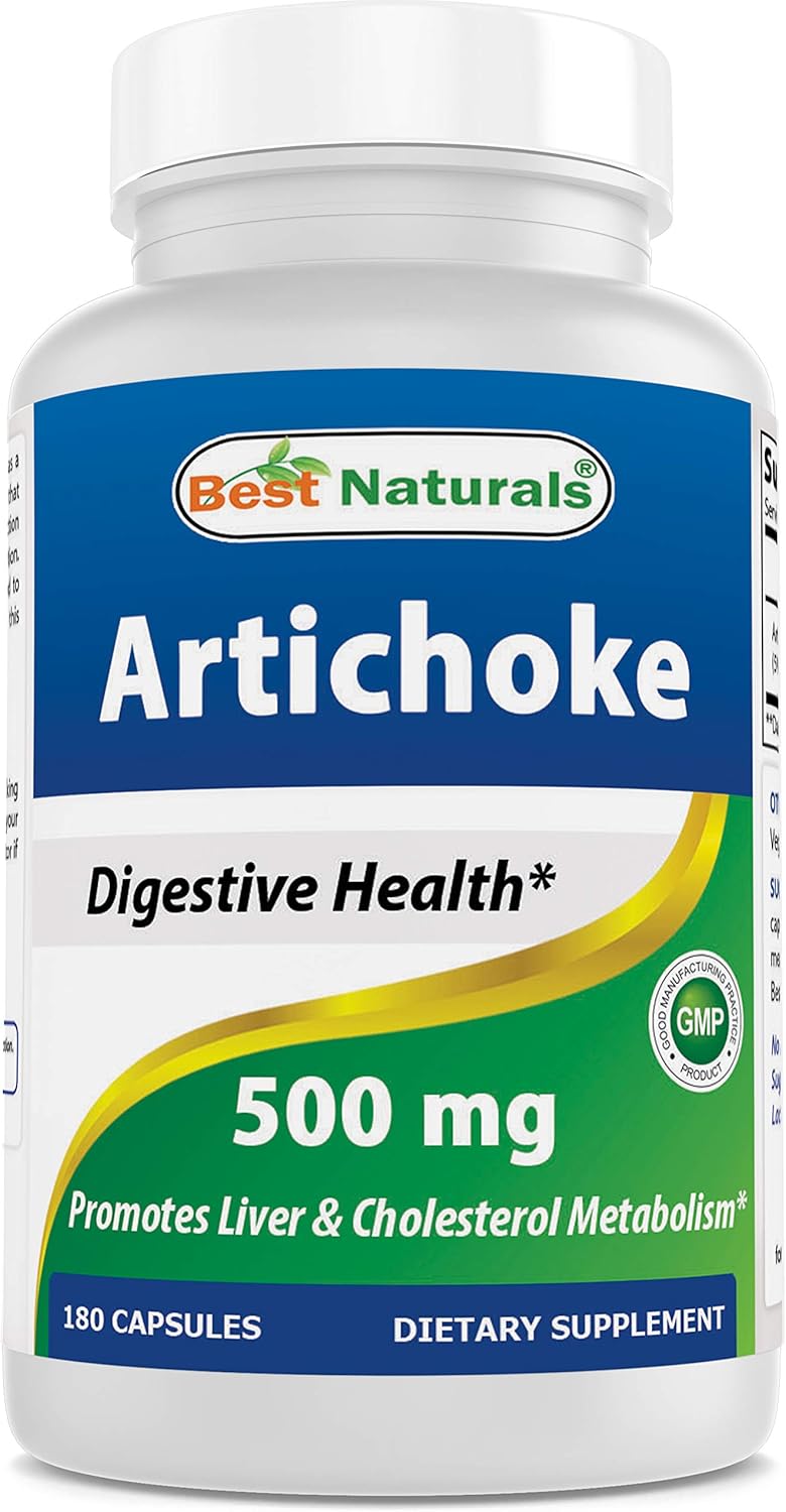 Best Naturals Artichoke Extract 500 mg Capsule Standardized to