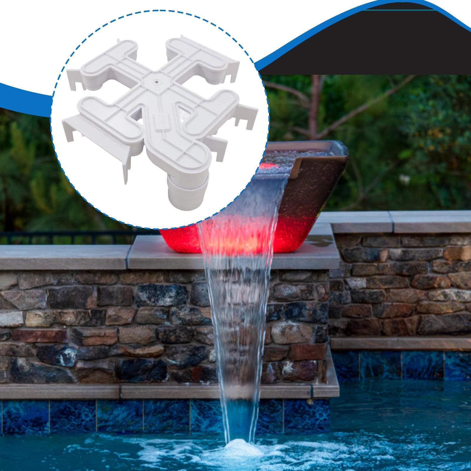 Colector Superior del Filtro de Piscina Dex2400C Conjunto del de Filtración