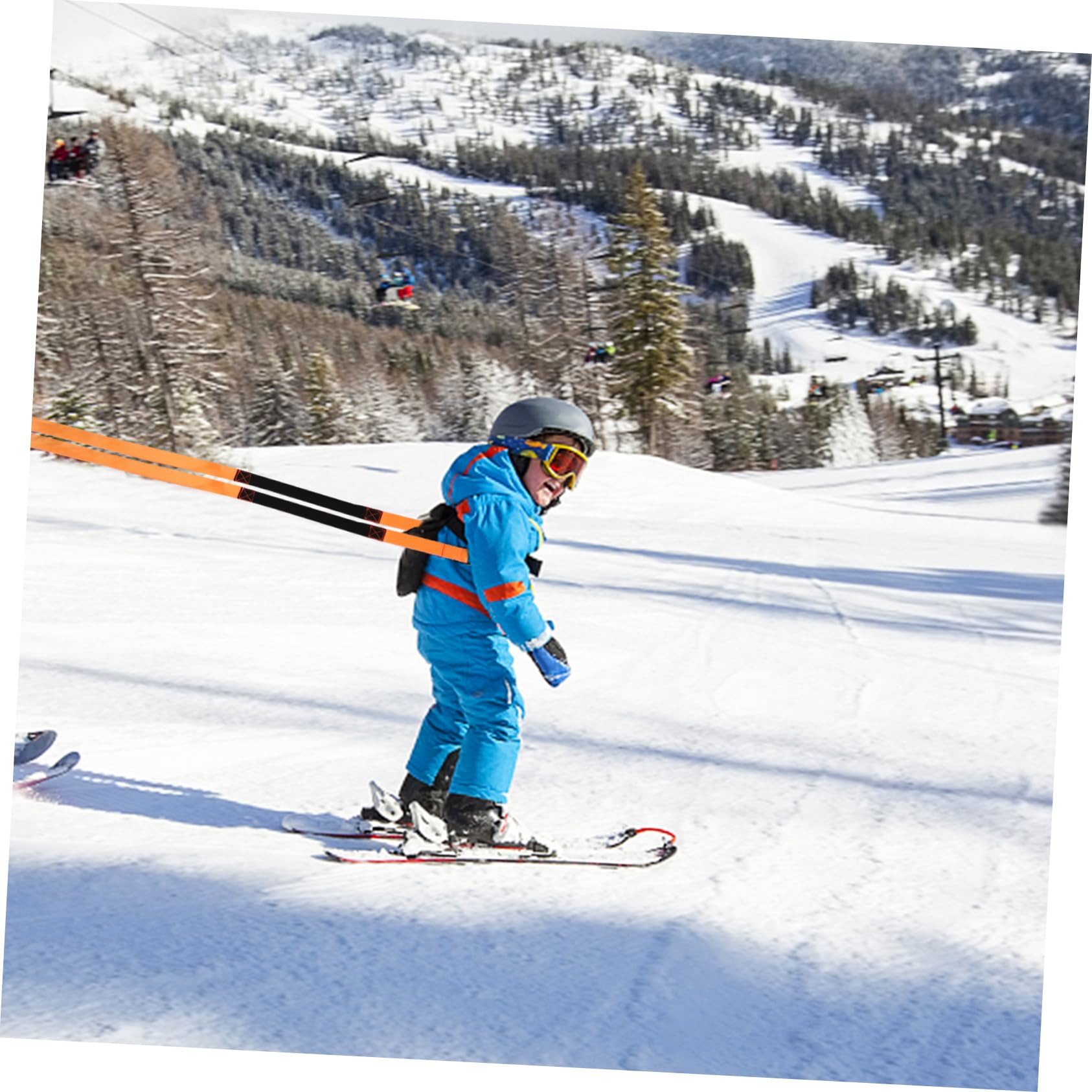 Gogogmee 1Set Skiing Harness Ski Training Leash for Safe Fun Professional Skiing Harness for Easy Control Guidance for Beginners