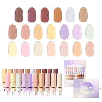 Amazon | Leavフィルターシロップジェルネイル 20カラー | Leav