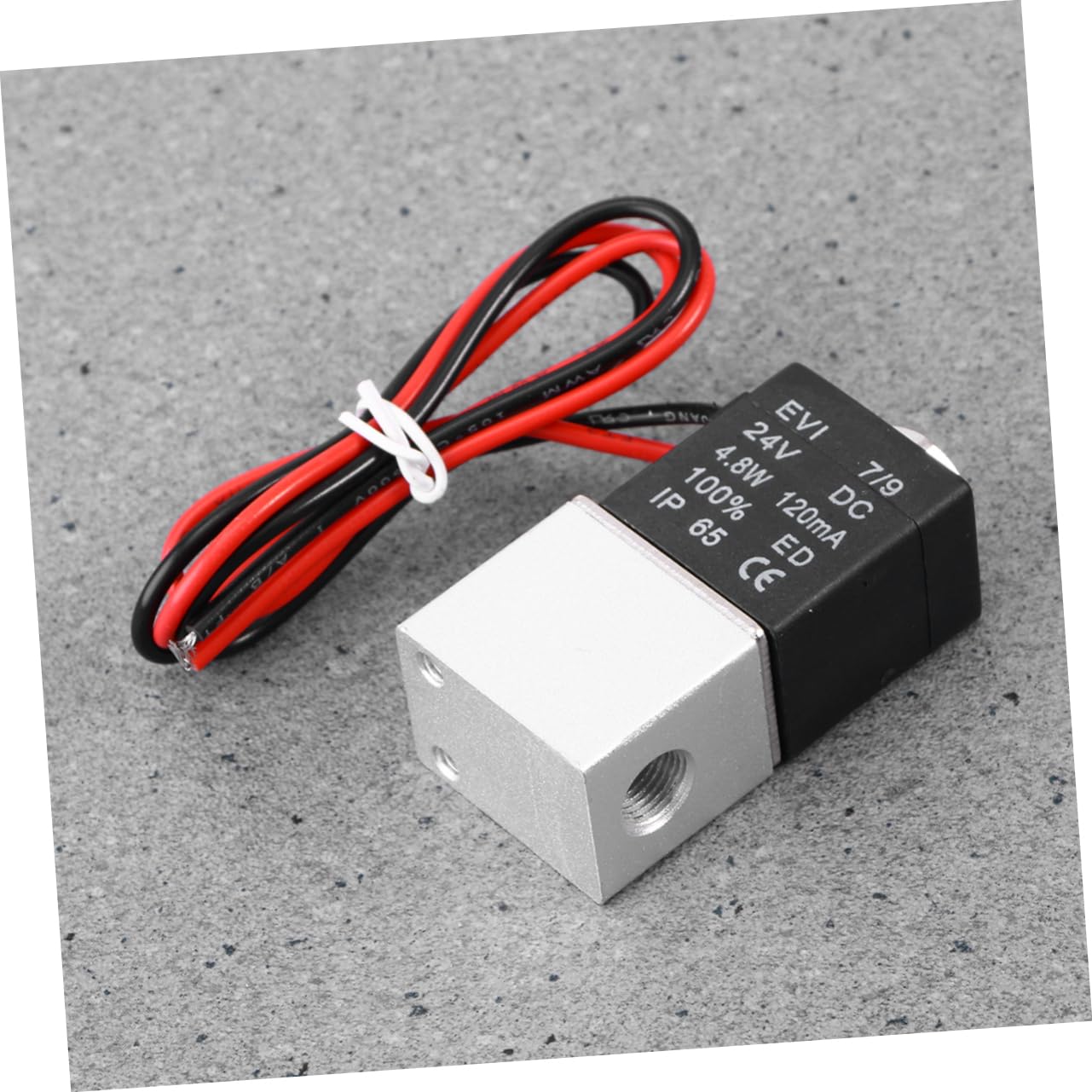 Magnetventil 1/4 Zoll Dc 24v Pneumatisches 2-wege Magnetventil Aluminiumgehäuse Butyl Dichtung Für Luft Gas Wasser