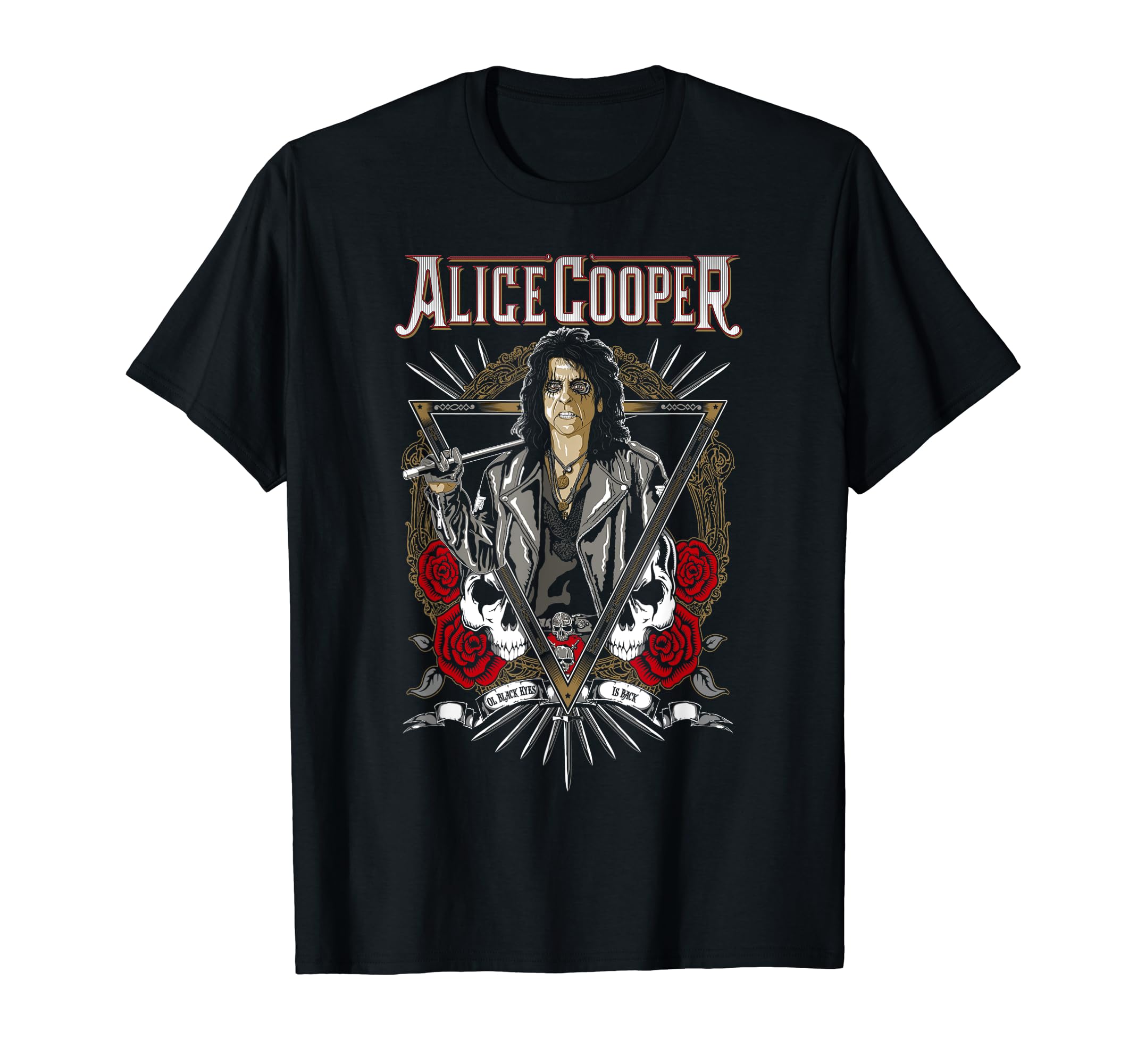 ALICE COOPER– Roses T-ShirtOEKO-TEX STANDARD 100