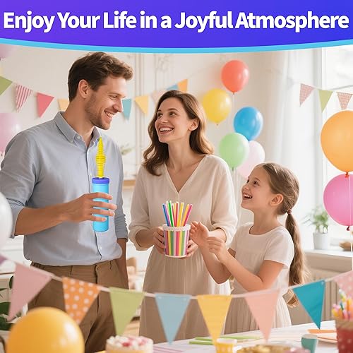 Miniatura 5 de Bomba de mano de globo Bomba de aire manual de doble acción bidireccional para globos - Bombeo de inflador de globos